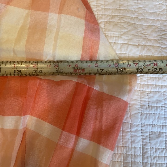 Alex Marie Pink and White Plaid Midi Dress - Picture 9 of 13